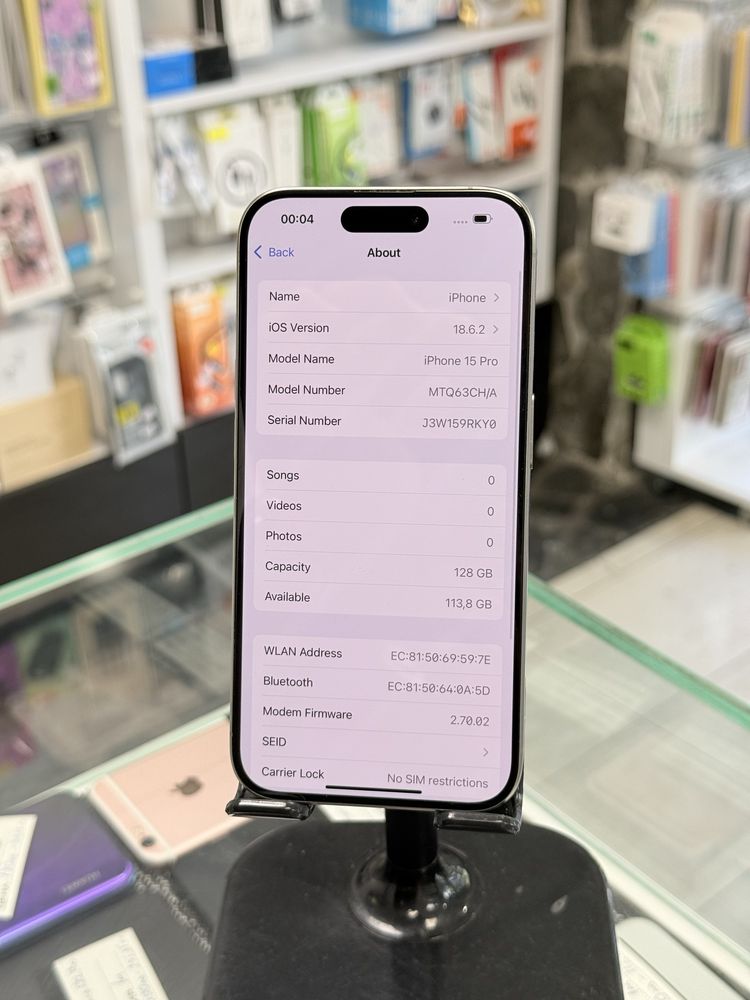Apple iPhone 15 Pro 128Gb Natural Titanium
