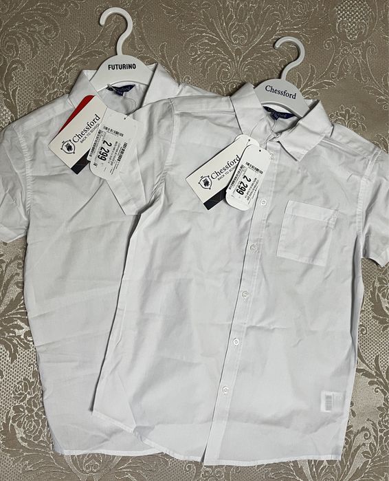 Новые школьные рубашки на мальчика