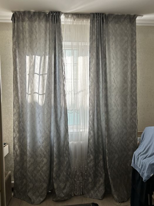 Продам шторы, тюль, карниз