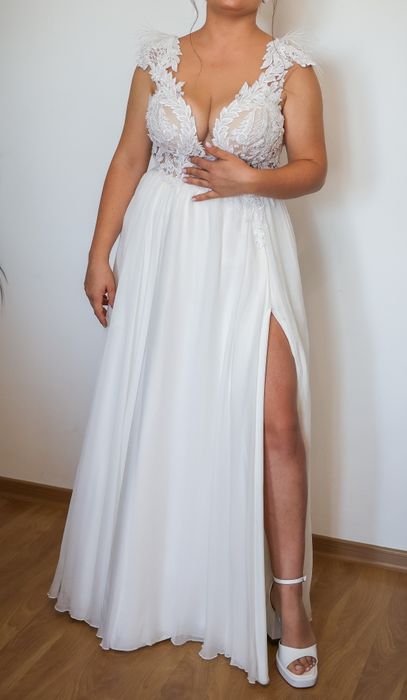 Rochie mireasa Imolacy, marime M/L ivory