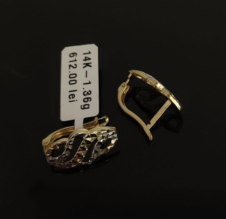 Cercei aur 14k 1.36gr