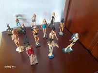 Figurine fetele Manara, figurine plastic Asterix, Strumfii, Mignonii