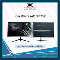 XTECH Monitor 24" IPS FHD (Curved) (Flat)