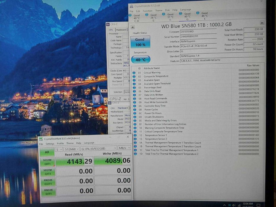 1TB M.2 Nvme - WD SN580