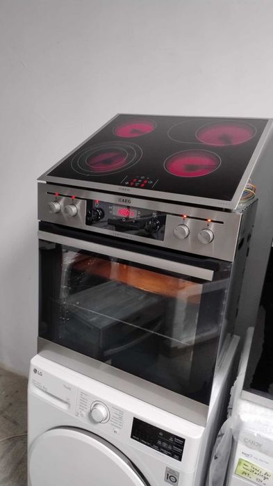 А+ Комплект Мултифункционална Фурна за вграждане + Плот AEG-AЕГ 74 л