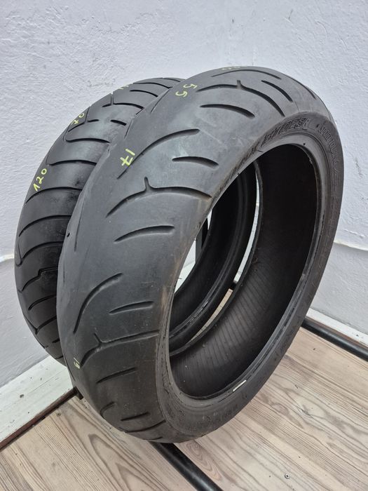 Anvelopa moto 120 70 17 cu 180 55 17 Bridgestone bt023