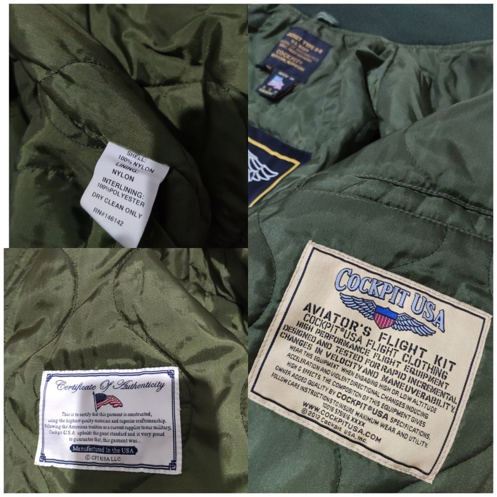 Geaca bomber Cockpit USA made in USA mărimea M