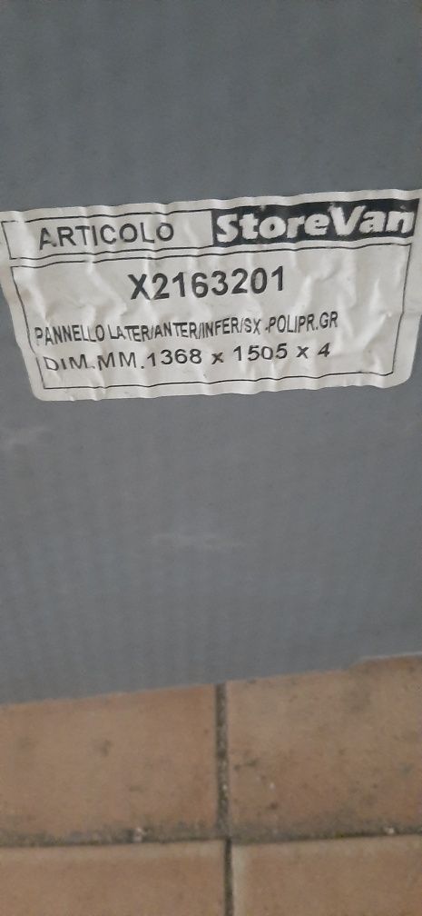 Вътрешни панели за Fiat ducato L3/H2