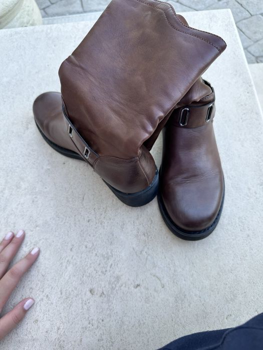 Cizme din piele artificala