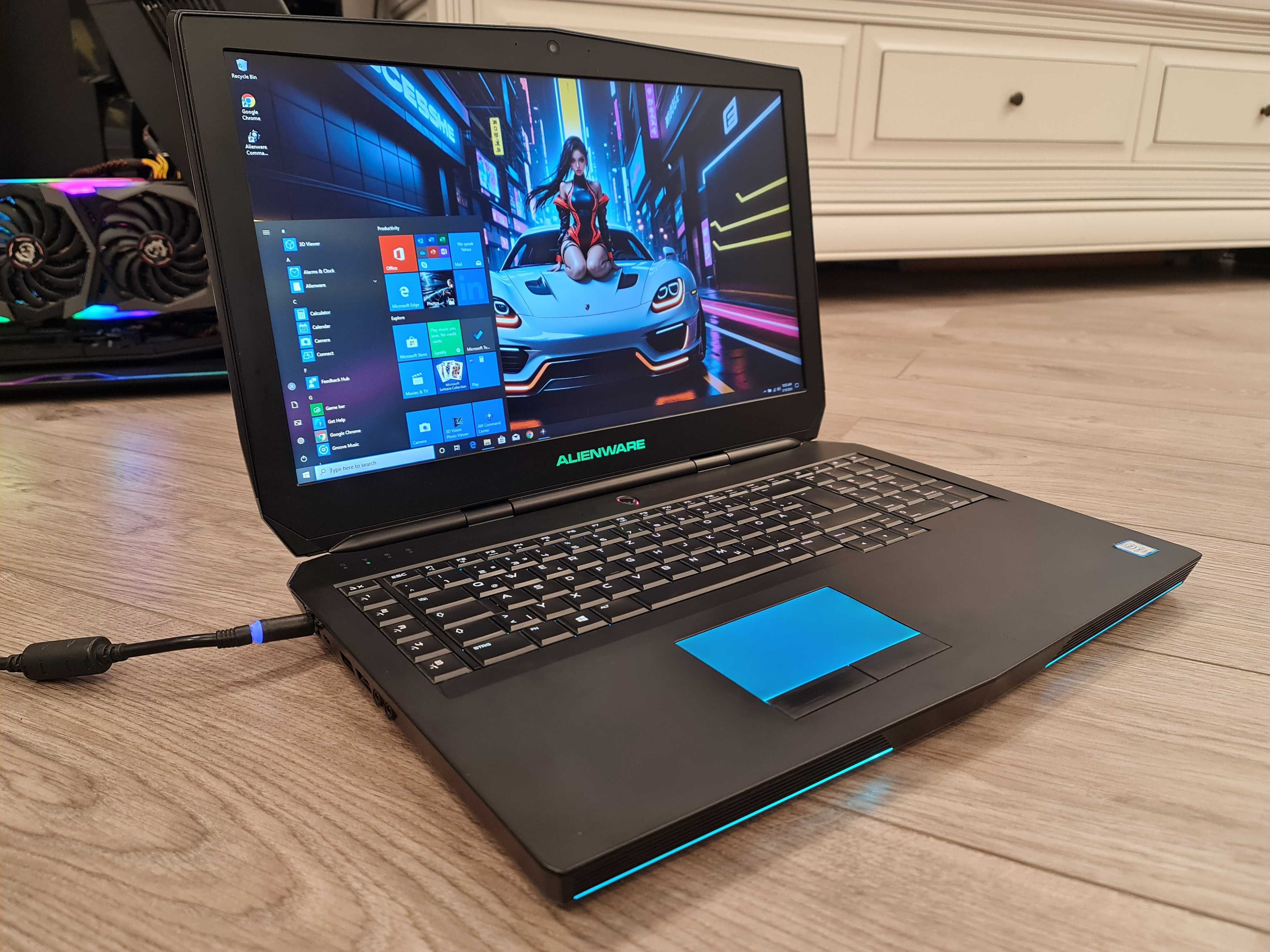 Laptop gaming ALIENWARE 17,3 ,intel core i7 ,video 6 GB GTX, ram 16 gb