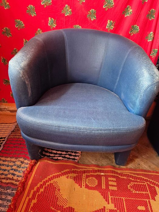 2 Fotolii scoică Albastre