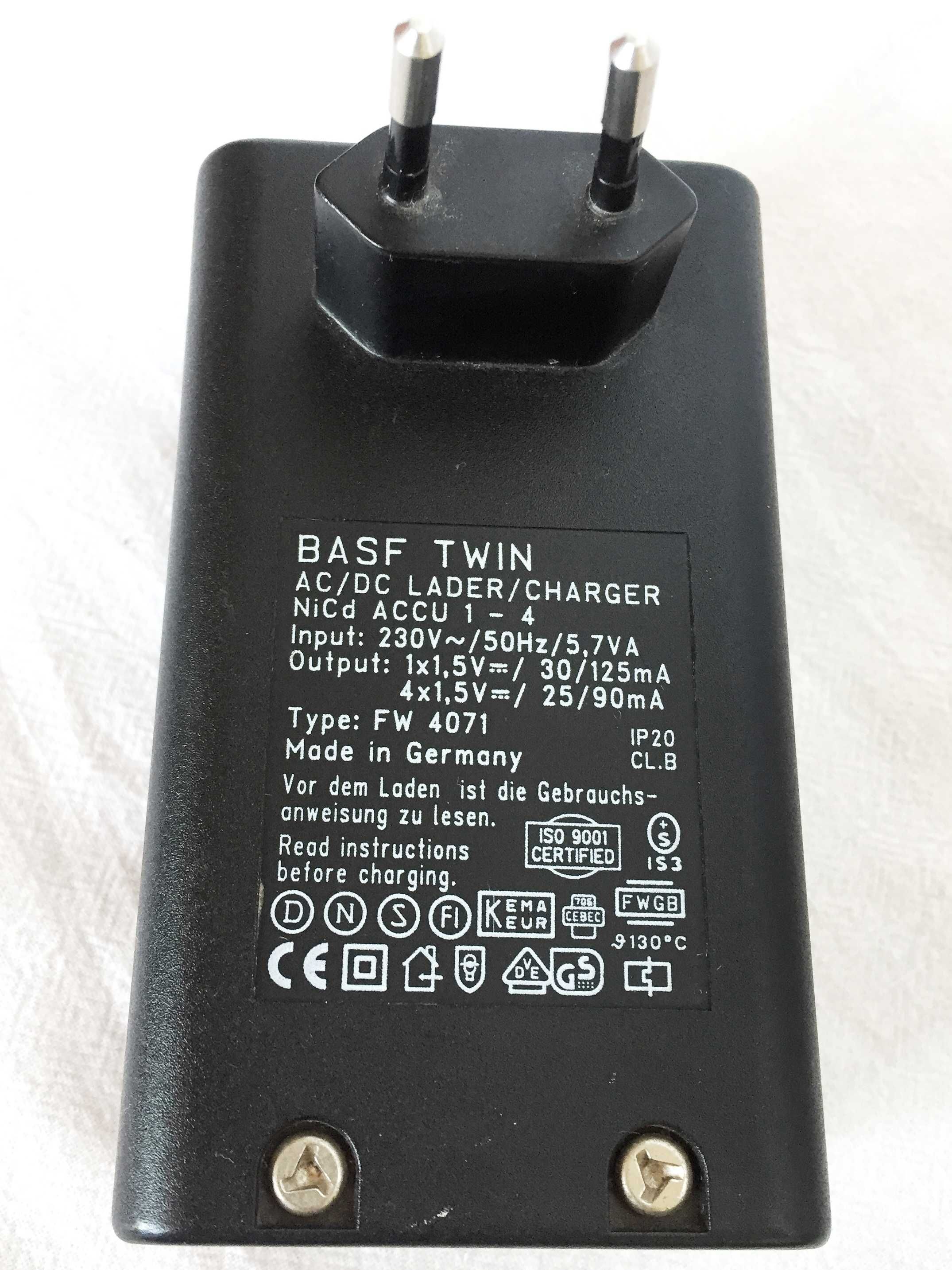 BASF Twin Charger Зарядно за 4x1.5v Акумулаторни Батерии Ni-MH Ni-Cd