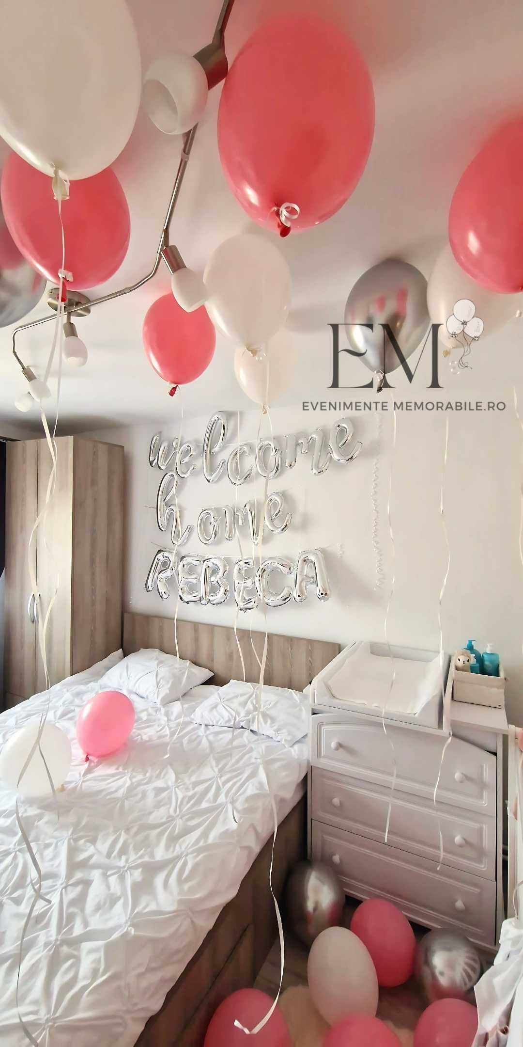 Decor Baloane Camera Nou Nascut Bebelus /Baby Shower / Gender Reveal
