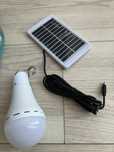 NOU bec LED 7W cu panou solar gratar camping pescuit