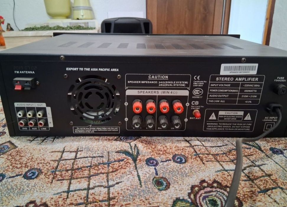 Усилвател за музика и домашно кино