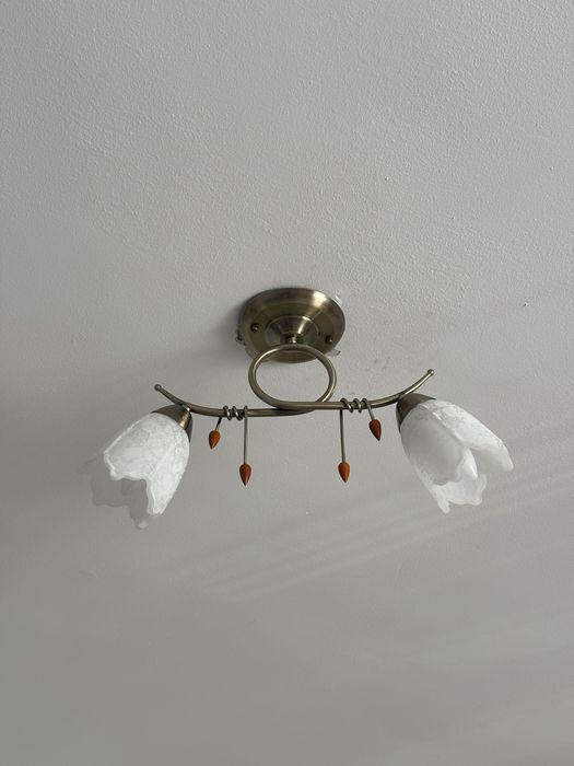 Люстра новая бронза