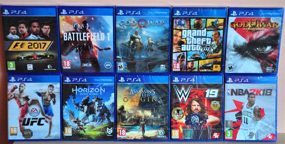 Нови ps4,Fifa GTA KILLZONE KNACK Assassins Creed Фифа запечатани