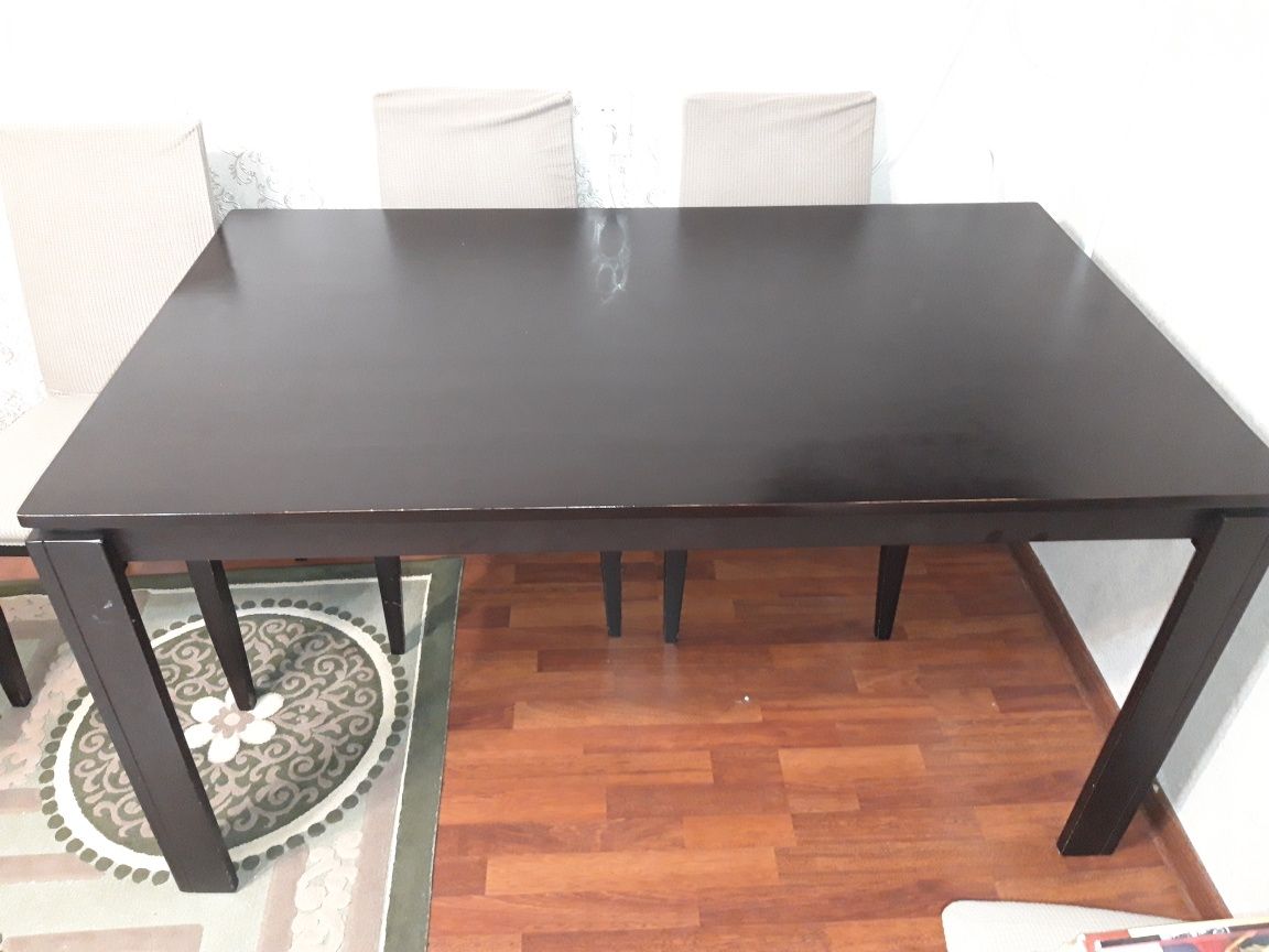 Продам стол, состояние хорошее, 85×145 см, цена 50.000 тг.