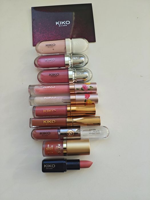 Kiko Milano нови оригинални 3D гланцове с блясък, балсами, червила