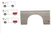 Segment aripa spate Mercedes Sprinter, 01.1995-2006, Vw Lt 2 05.1996-12.2005 modele Cu Punte Dubla, stanga/dreapta, Mic, lungime 1500 mm, cu gauri pt ornament