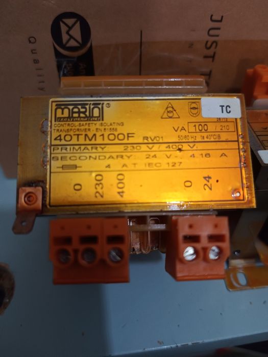 Transformator retea 230-400 V la 24 si 2x24 V 100 VA