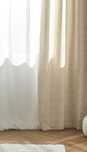 Draperii crem cu model gen broderie superbe