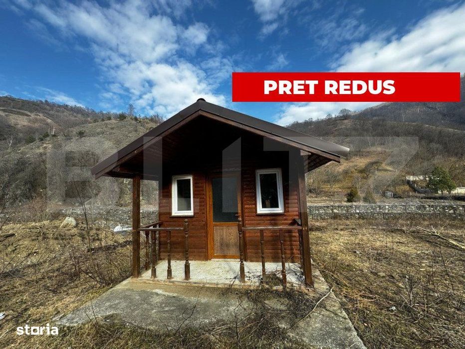 Teren intravilan cu cabanuta, 3797 mp, Valea Manastirii Ramet