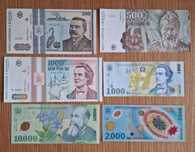 Bancnote vechi de colecție - șase bucăți - 250 lei
