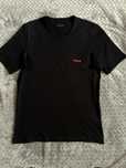 Tricou Hugo Boss, negru, slim fit, mărime L, nepurtat, ca nou