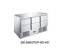 Green Frost S903TOP - Masa rece 6 sertare, Masa refrigerare 6 sertare