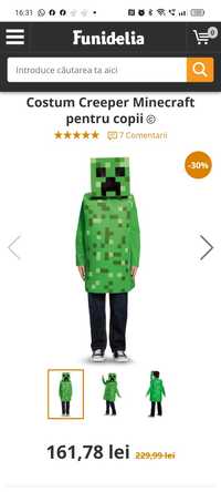 Costum Minecraft Creeper