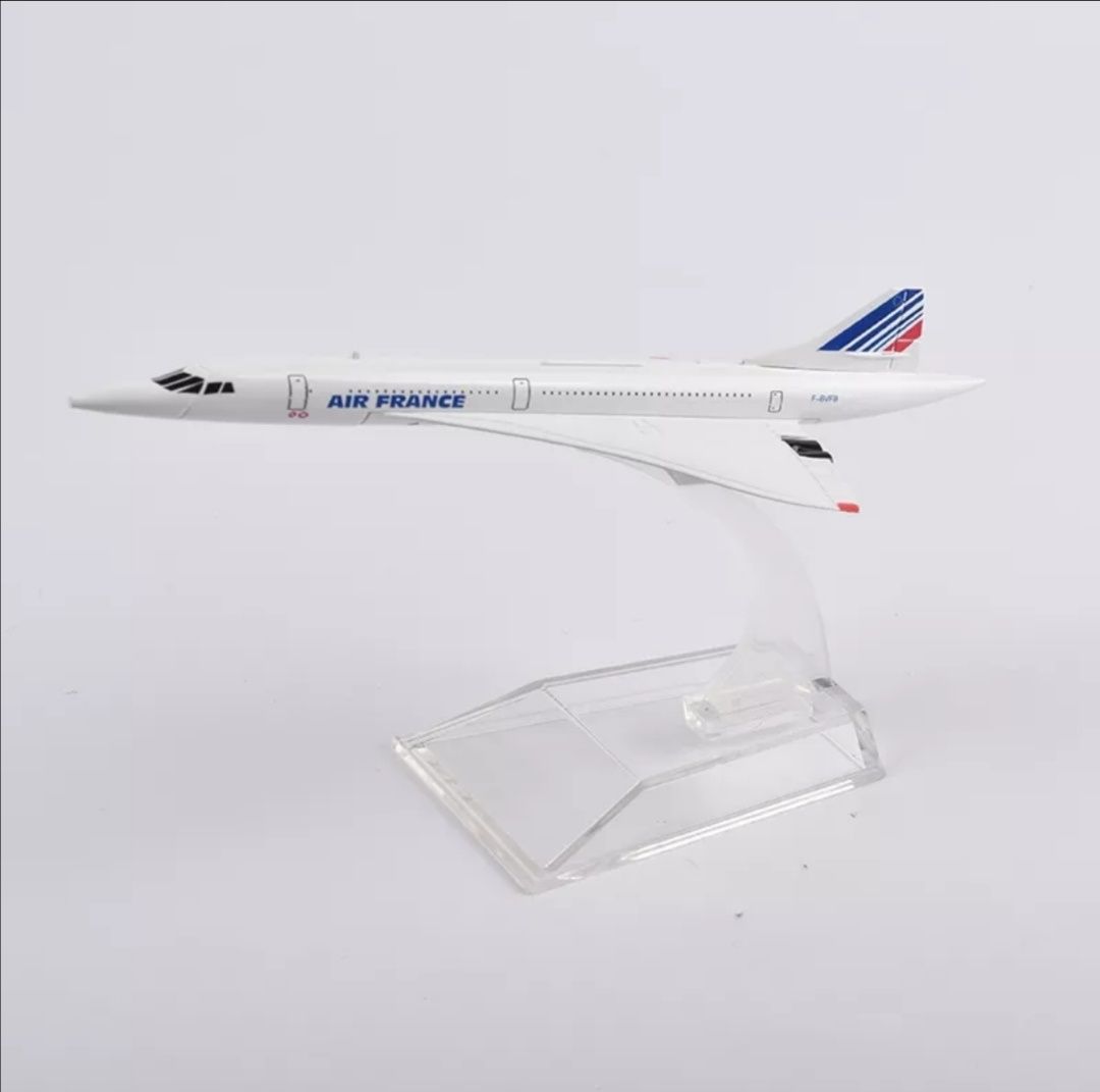 Macheta avion Concorde Air France / metal / 16 cm /cadou