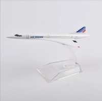 Macheta avion Concorde Air France / metal / 16 cm /cadou