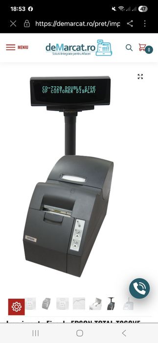 Vand 2 case de marcat Epson total 260F