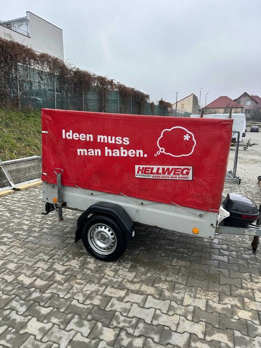 Remorcă 750kg prelată Germania