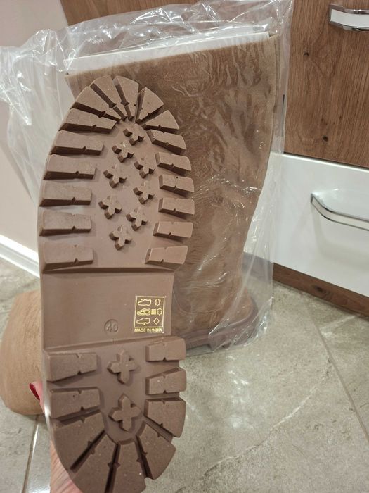 Ботуши About you естествена кожа