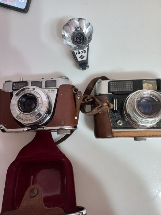 Voigtlander vitocd si Kodak pronto Lk si blitz vintage retro