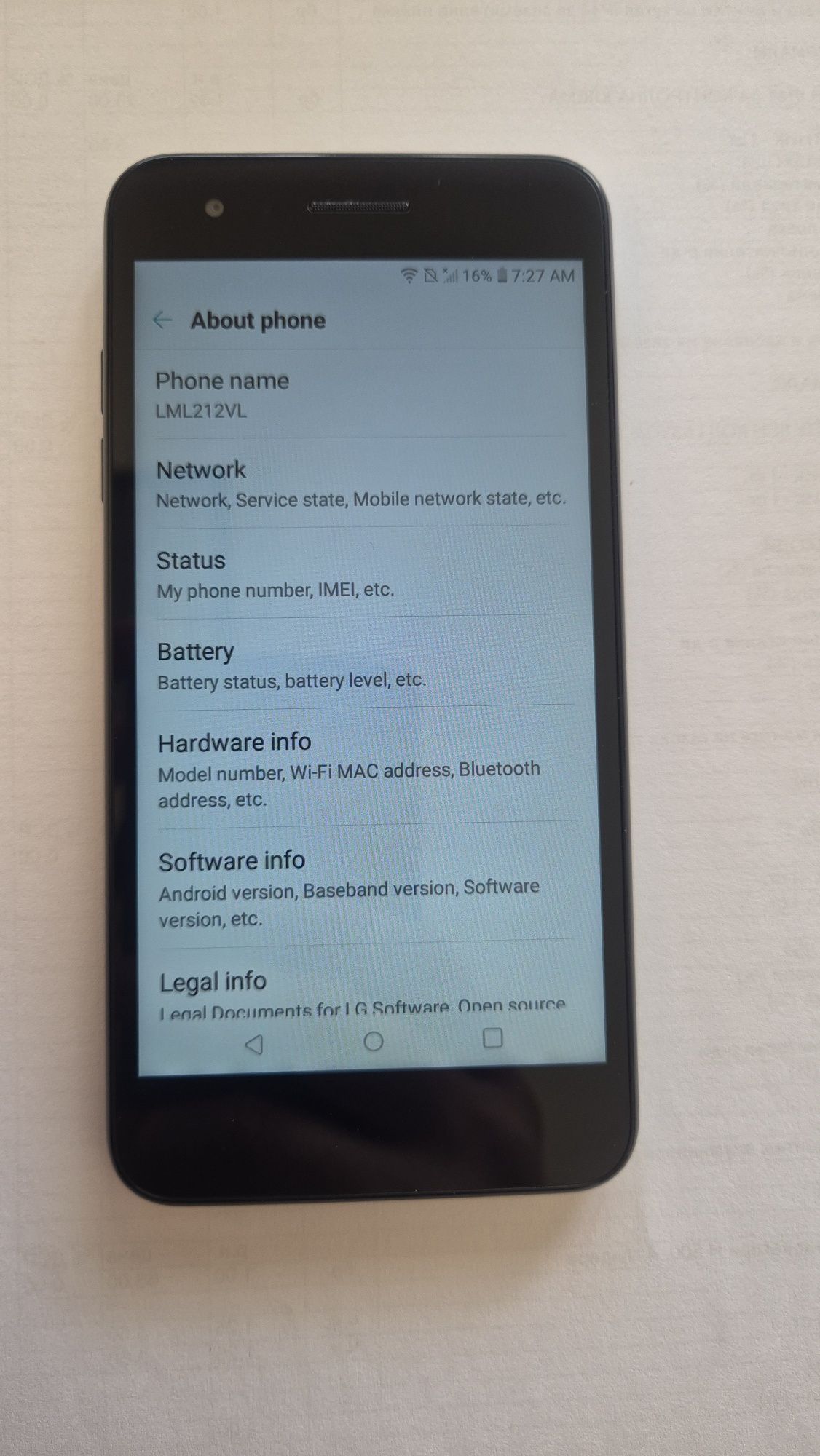 Lg LML212VL - Tracfone