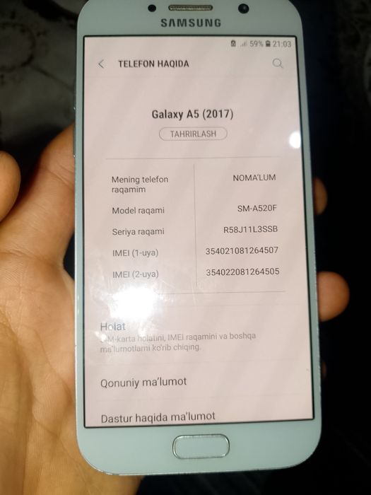 Samsung galaxiy a5