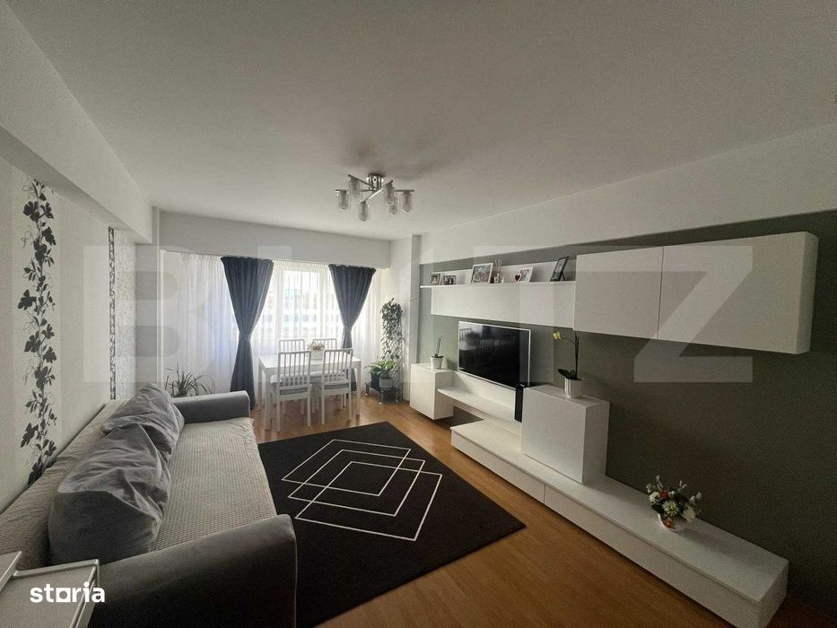Apartament cu 3 camere, 74 mp, zona Metro