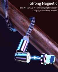 Магнитные кабели разной длины -  type С  -микроUSB  - новое-гарантия