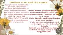 Meditații lb. română/spaniolă