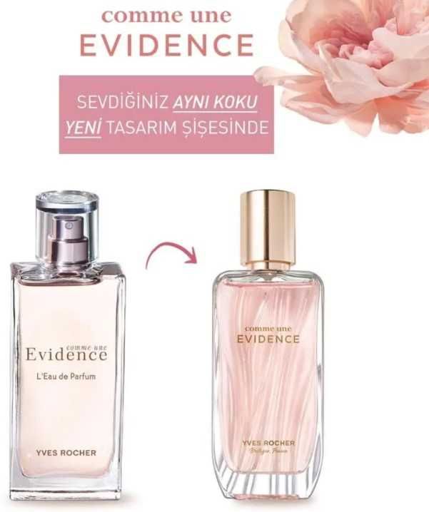 Apa de parfum Comme une Evidence, Yves Rocher Franta, 50ml, NOU 2024!