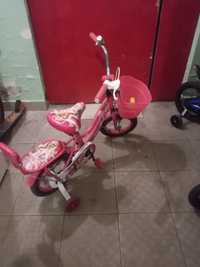 Детский велосипед б/у, розовый