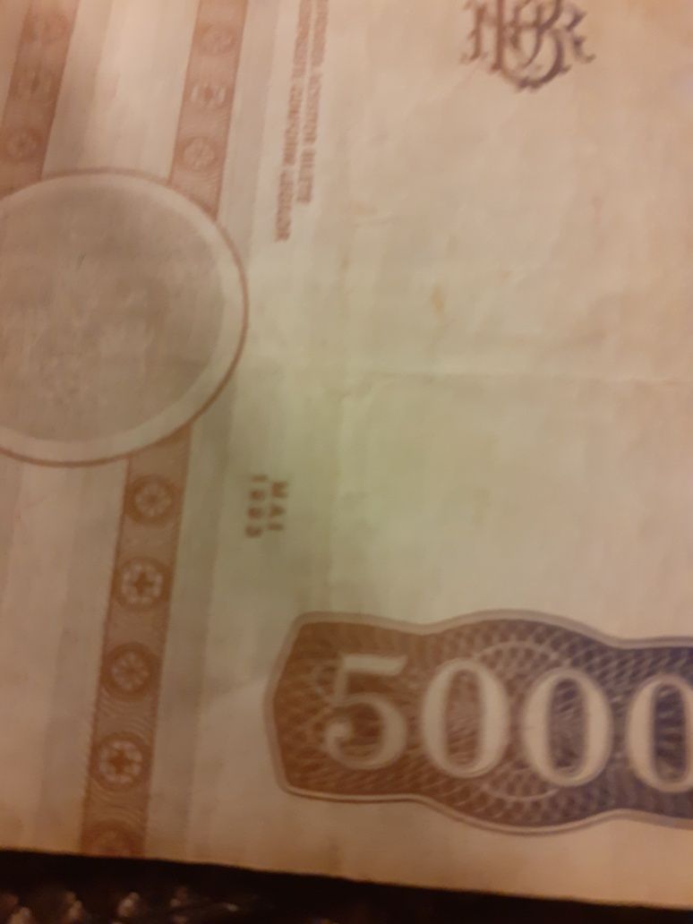 Bancnota 5000 lei cu Avram Iancu