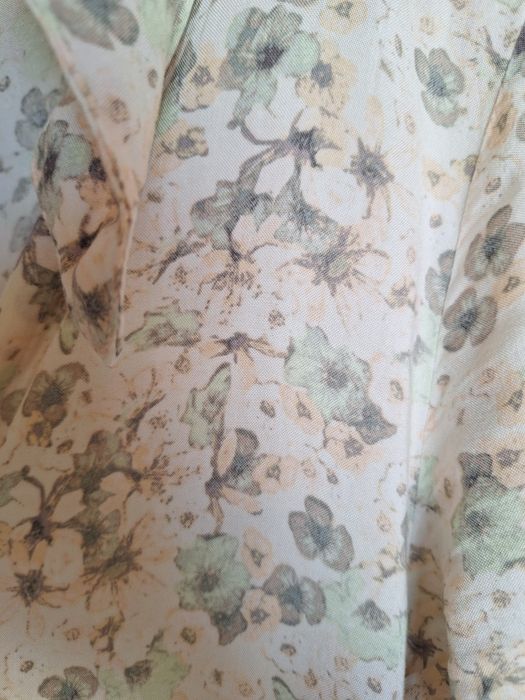 Rochie lunga bej S/M noua