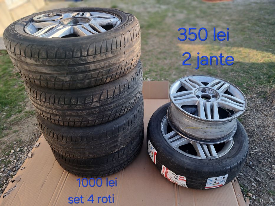 Jante aliaj cu cauciucuri vară 205/55/R16 renault