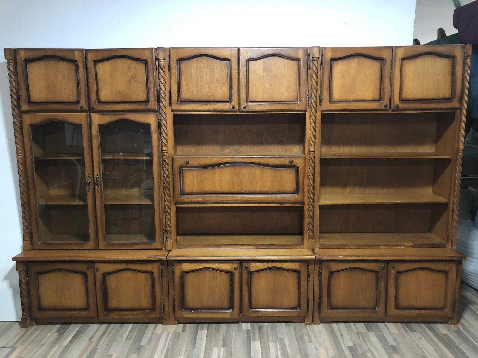 3 buc Corp de Biblioteca modulara; Dulap cu rafturi si sertare