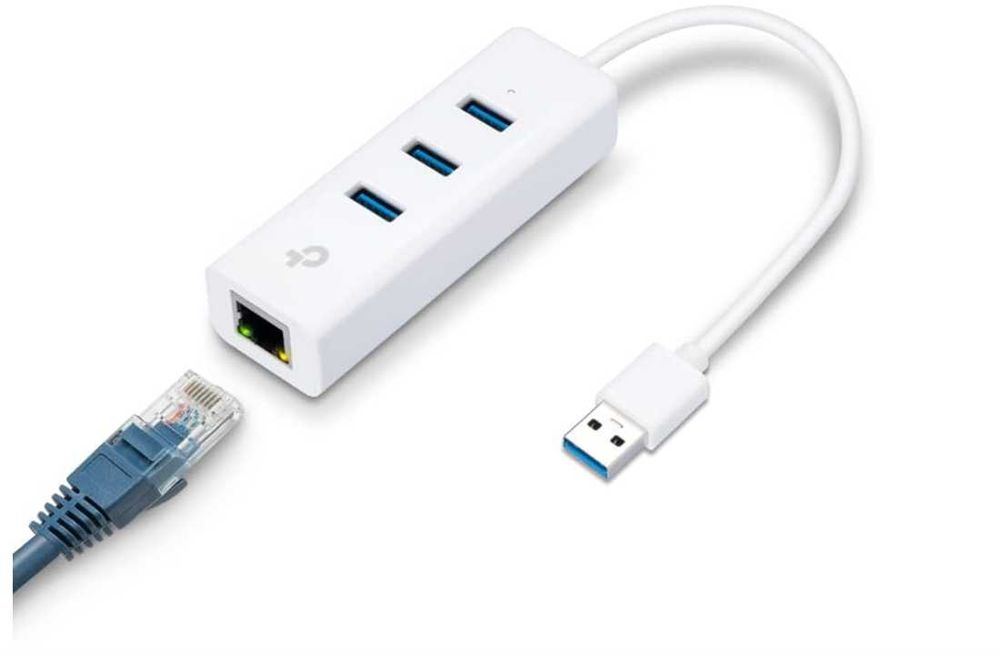 Adaptor TP-Link USB 3.0 la Ethernet, Hub USB portabil