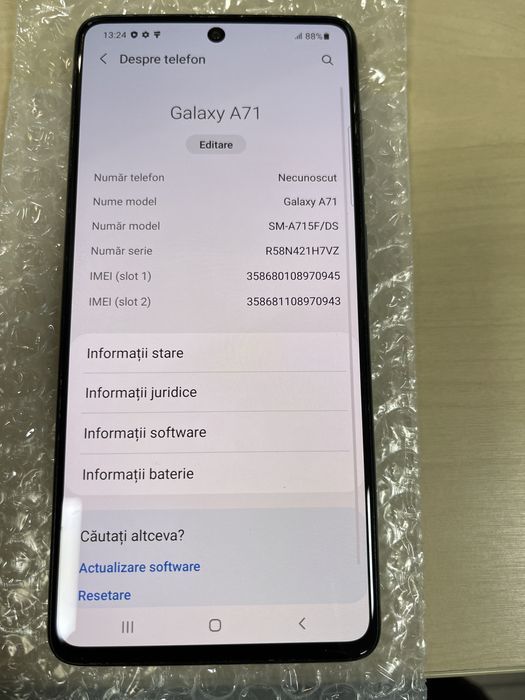 Samsung Galaxy A71 128GB Blue ID-ngj365